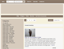 Tablet Screenshot of collectiblefirearmsshop.com